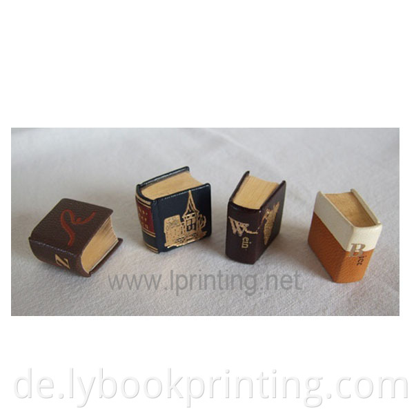 Mini Buch kleiner kleiner Buchdruckfiguren Buch